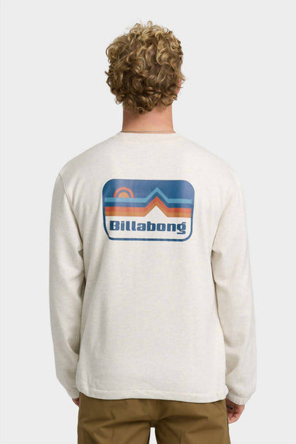 Billabong Compass Crewneck Sweatshirt White Large 3