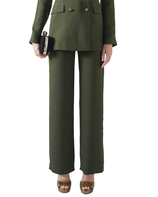LK Bennett Jagger Trouser Green US 10 2