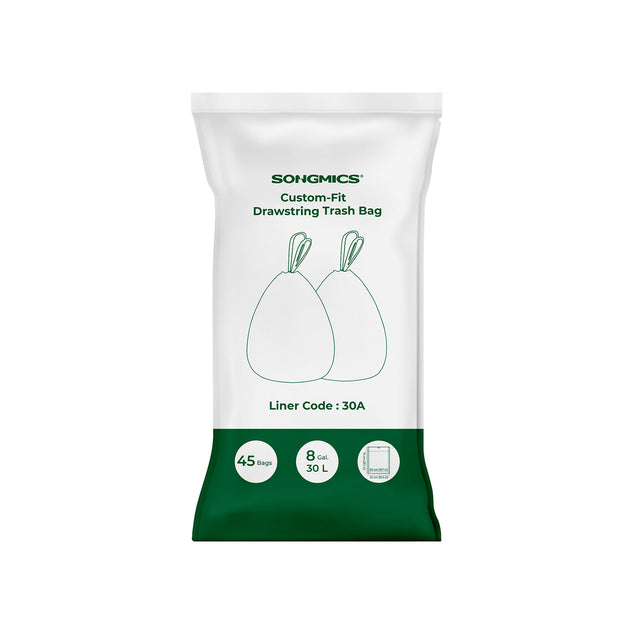 Hivvago Drawstring Trash Bags 8.5 Gallon 2