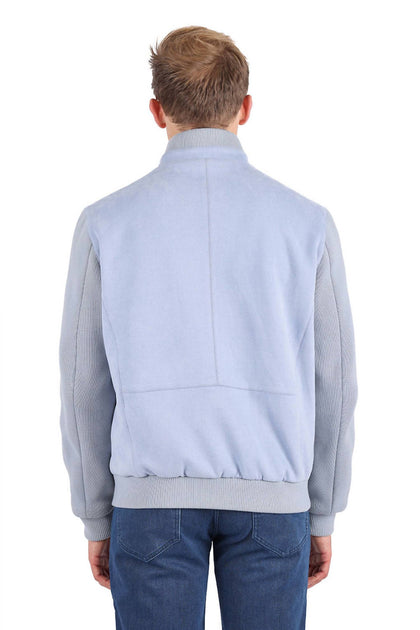 Barabas Cordial Way Bomber Jacket Blue Medium 4