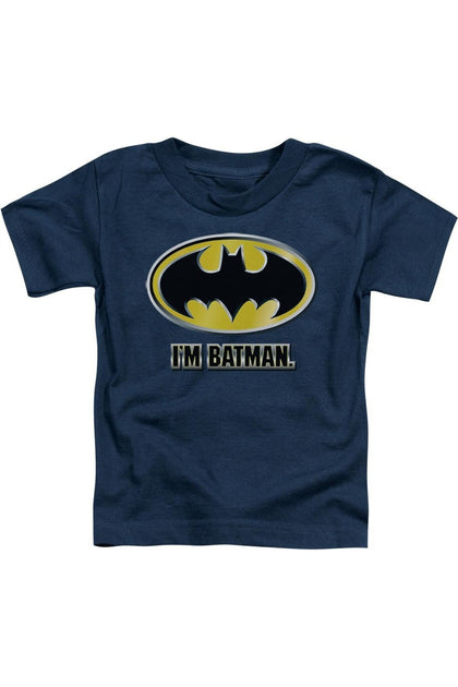 Gildan Batman Im Batman T-Shirt Blue 2 Years 2