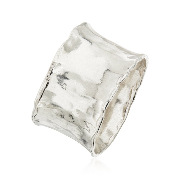 Ross-Simons Hammered Ring Silver US 8 4