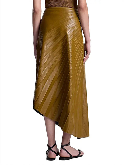 A.L.C. Tracy Skirt Gold US 8 4