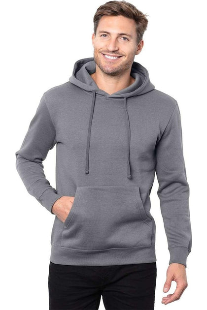 Threadfast Apparel Epic Fleece Pullover Hooded Sweatshirt Grey Medium 2