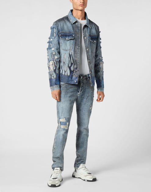 Philipp Plein Denim Jacket Blue XXL 3