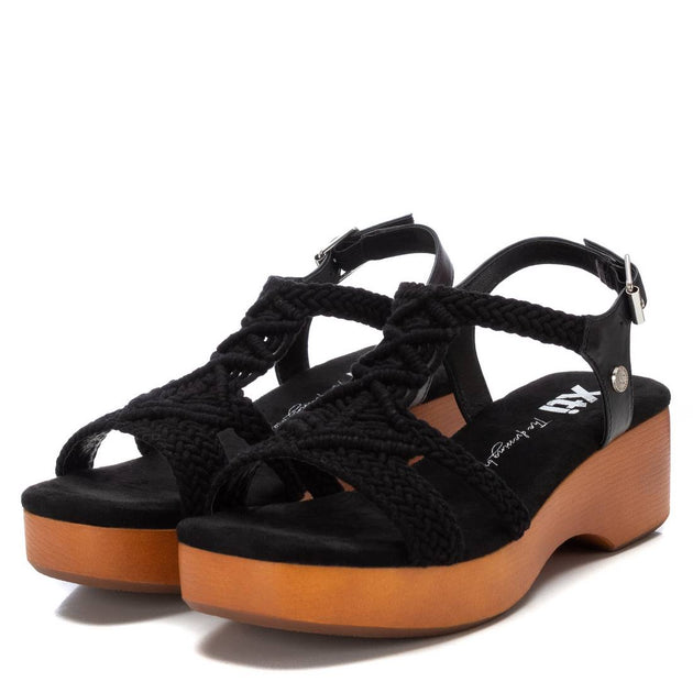 Xti Platform Sandals Black US 5.5 7