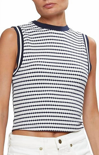 Ramy Brook Florence Tank Top Bleu Small 2