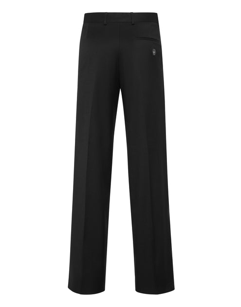 Philipp Plein Wollweite Hosen Weiß 56 3