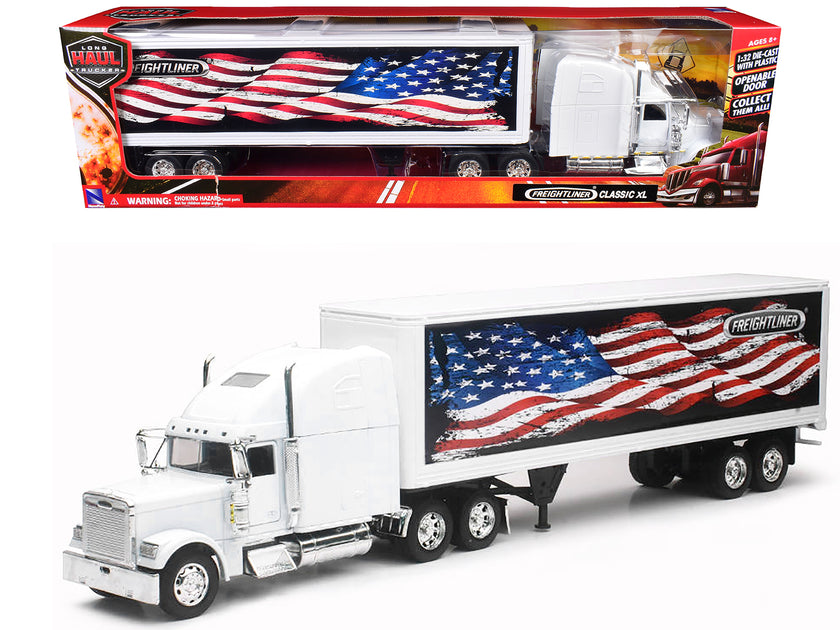 New Ray Freightliner Classic XL Truck White 1/32 2