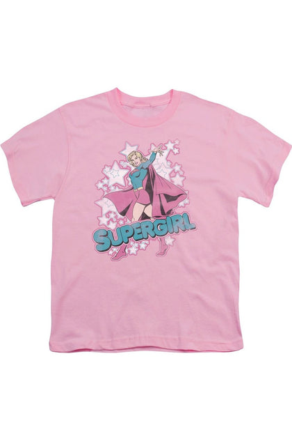 Gildan DC Comics I'm Supergirl T-Shirt Pink Medium 2