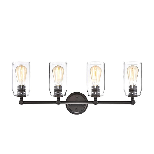 ChloeLighting JOYCE Bath Vanity Fixture Rubbed Bronze 28in 4