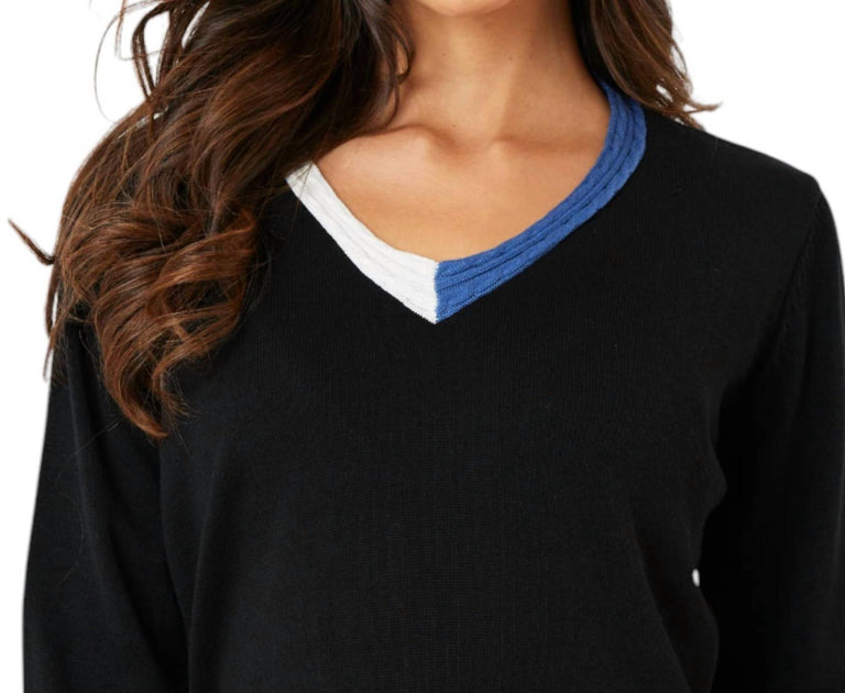 french kyss Braided V-Neck Top Multi XLarge 3