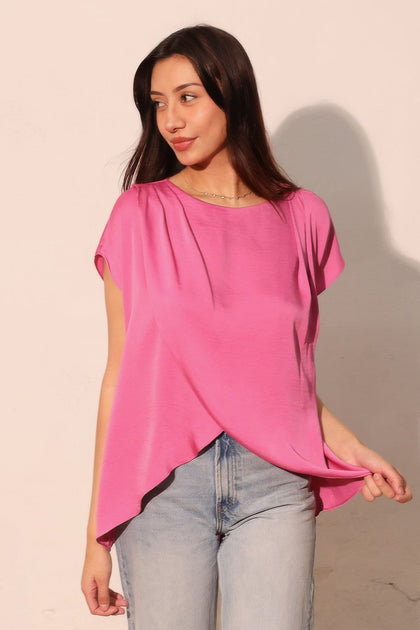 TRUEDAMES Tulip Tunic Top Pink Large 4