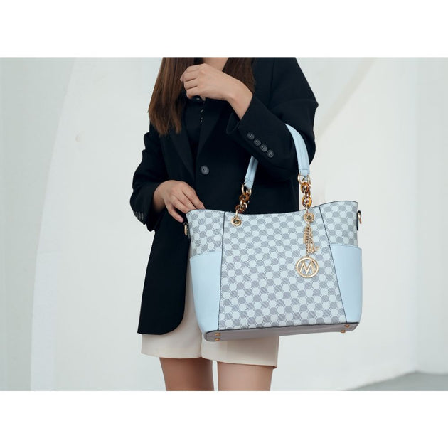 MKF Merlina Tote Handbag White Large 3