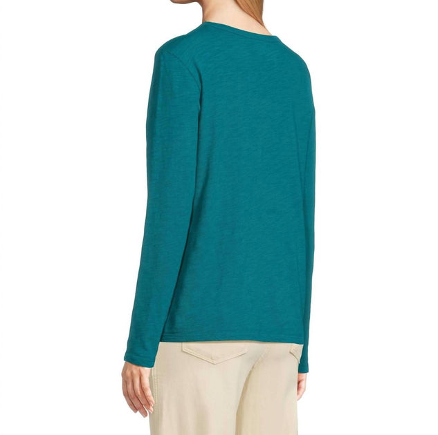 Elliott Lauren Knit Top Blue Medium 3
