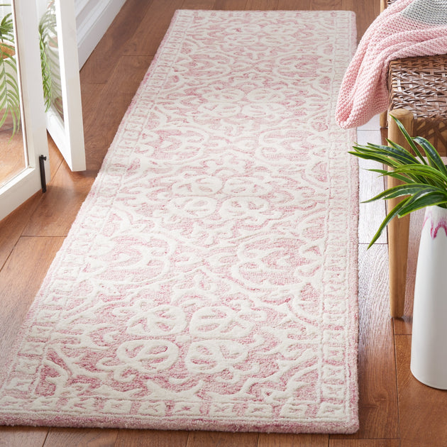 Safavieh MET857 Area Rug Pink/Ivory 3