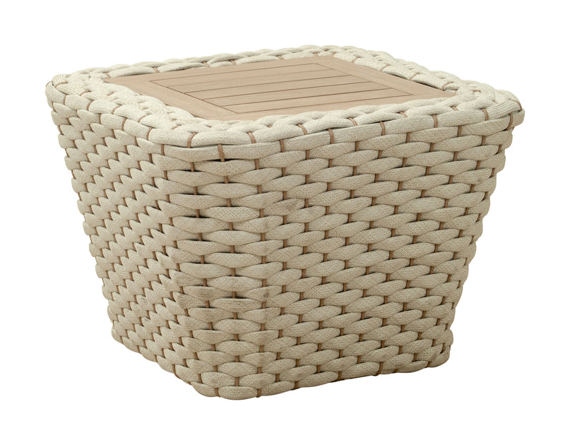 Hivvago Antul Coffee Table White & Natural 2