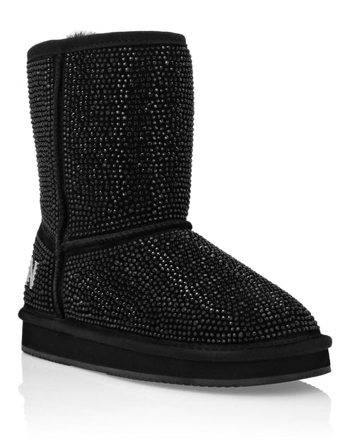 Philipp Plein Mid Flat Boots Stones Multi EU 36 2