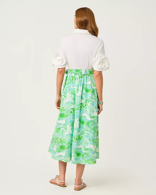 Lilly Pulitzer Sonaire Robe Chemise Midi Multi US 16 3