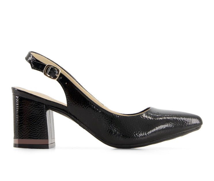 Andrea 59707 Women's Slingback Pumps Black US 10 4