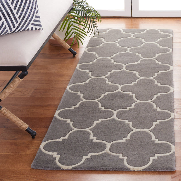 Safavieh Chatham Area Rug Dark Grey/Ivory 2