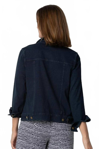 Habitat Cotton Spandex Jean Jacket Multi XL 3