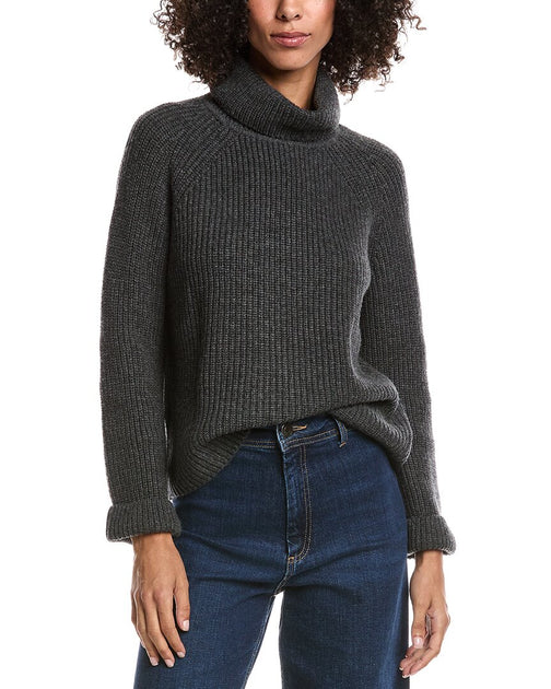 Forte Cashmere Luxe Wolle & Kaschmir-Mischung Rollkragenpullover 2