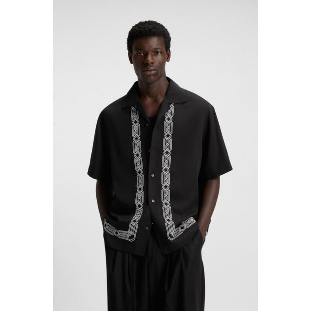 Hugo Boss Over Shirt Black Medium 4
