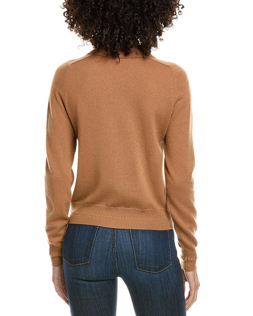 InCashmere Zip Front Cashmere Cardigan | ShopSimon