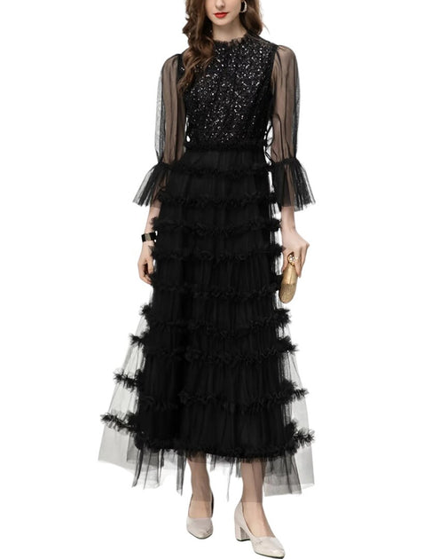Lanelle Maxi Dress Black US 8 2