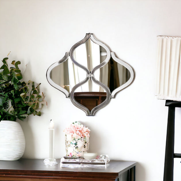 Hivvago Interlocking Mirrored Wall Decor 2