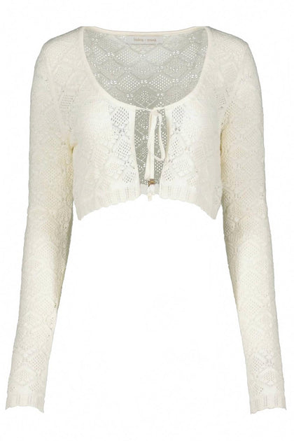 Bishop + Young Monet Cardigan Beige Large 3