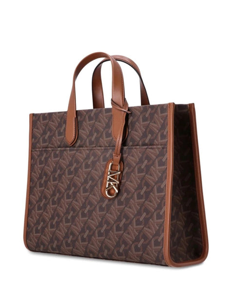 トートバッグ Michael Kors Large Grab Tote Amazon.com: Michael Kors Gigi Large Grab Tote, Silver Multi