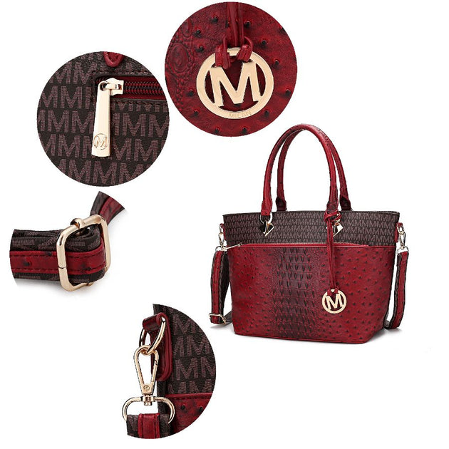 MKF Collection Signature Tote Purple Large 4