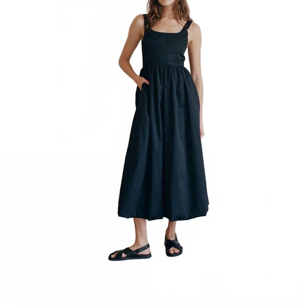 By Together Bubble Hem Maxi Dress Blue Small 2