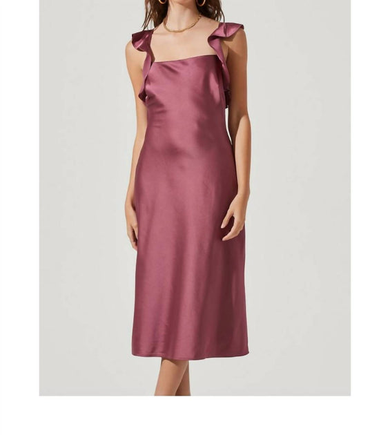 astr the label rina satin dress Astr the Label Women's Rina Dress Satin