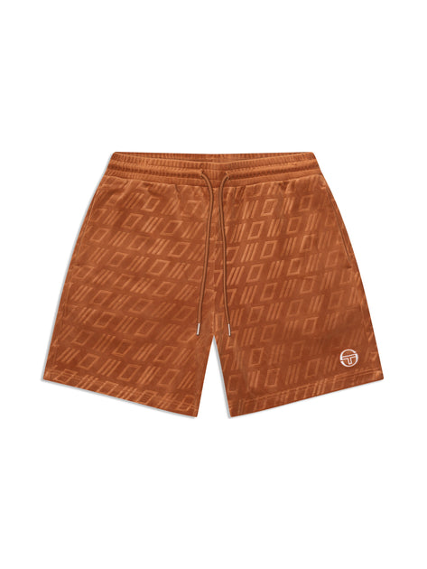 Sergio Tacchini Bandiera Velour Short Pink Small 3
