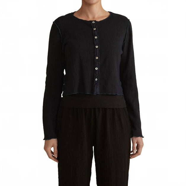 cut loose Button Down Crop Cardigan Multi XL 2