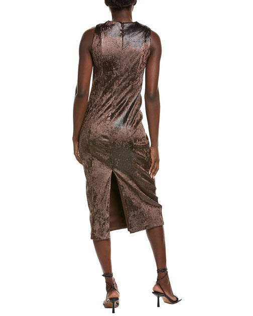 Kenneth Cole Modern Sheath Dress Marron US 4 3