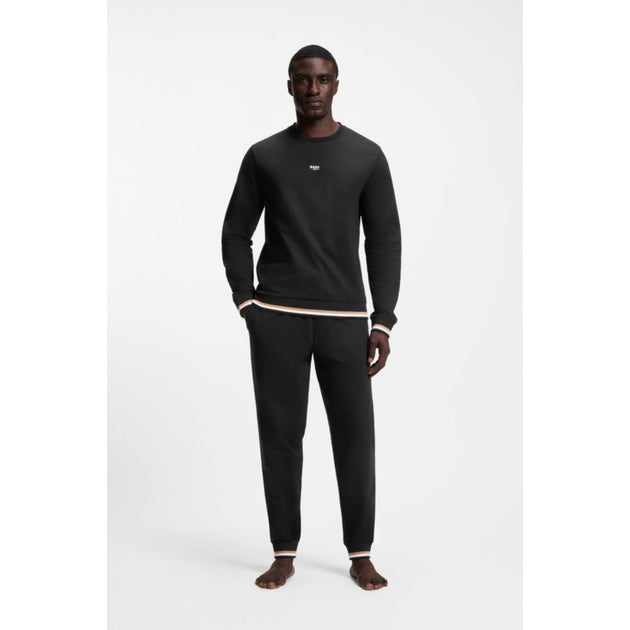 Boss Cotton-terry Sweatshirt Black XLarge 3