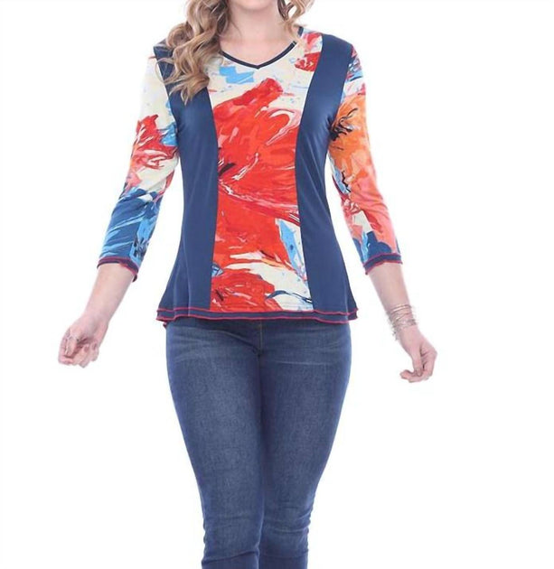 Parsley & Sage Christan Fishtale Top Multi 2X 2