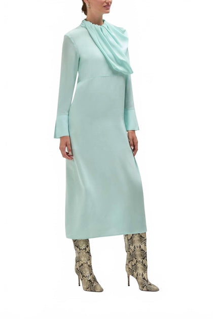 S3 Holding Eleanor Midi Dress Blue US 4 2
