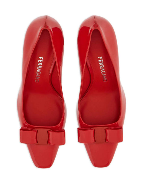 Salvatore Ferragamo Vara Bow Pumps Red US 8.5 4