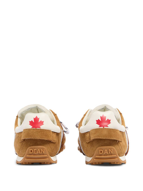 Dsquared2 Maple Leaf Lace-Up Sneakers Brown EU 42 4