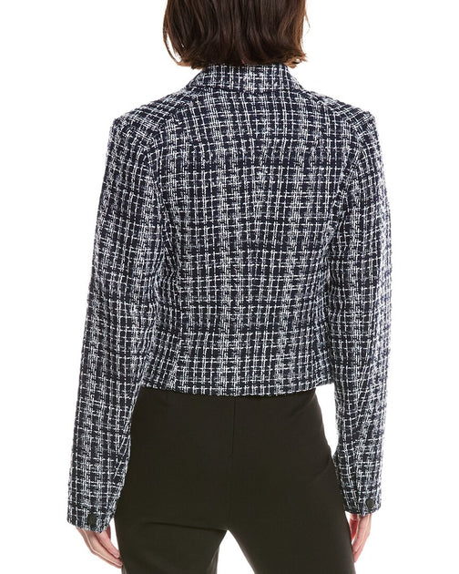 rag & bone Elvy Tweed Blazer Grey 0 3