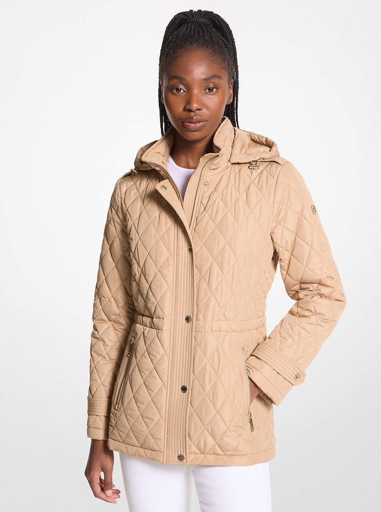 Michael Kors Outlet Quilted Hooded Jacket | ShopSimon