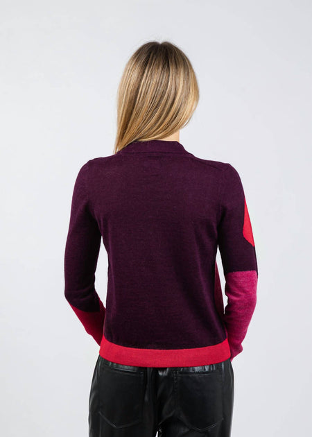 Mother Racquet Collared Cardigan Multi Medium 3