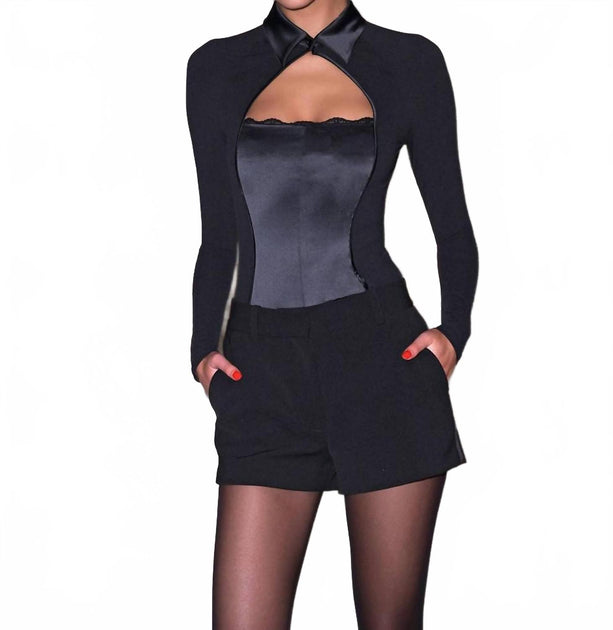 Fleur Du Mal Tuxedo Short Black US 8 2