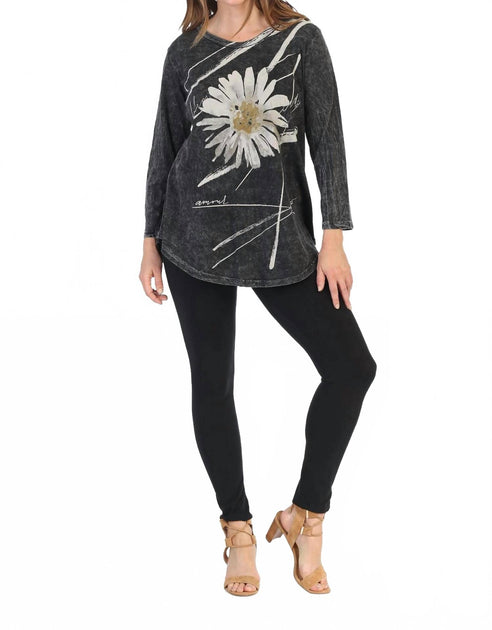 Jess & Jane Chit Chat Top Grey Large 2