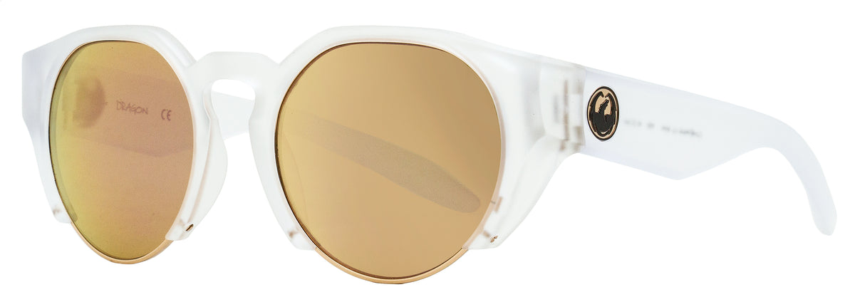 Dragon Compass LL Ion 971 Round Sunglasses Matte Crystal 51mm 2